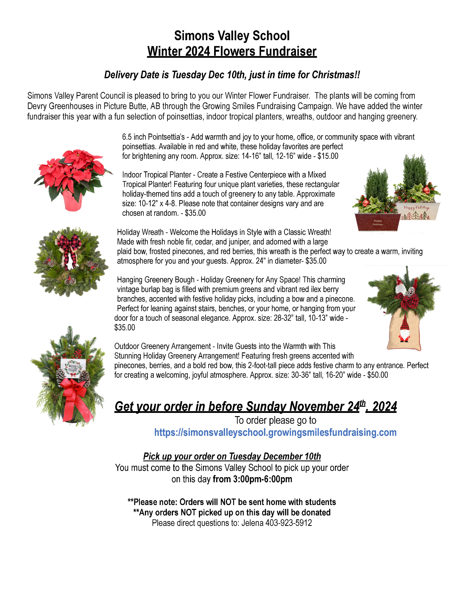 Winter Flower Fundraiser 2024 Flyer 002 