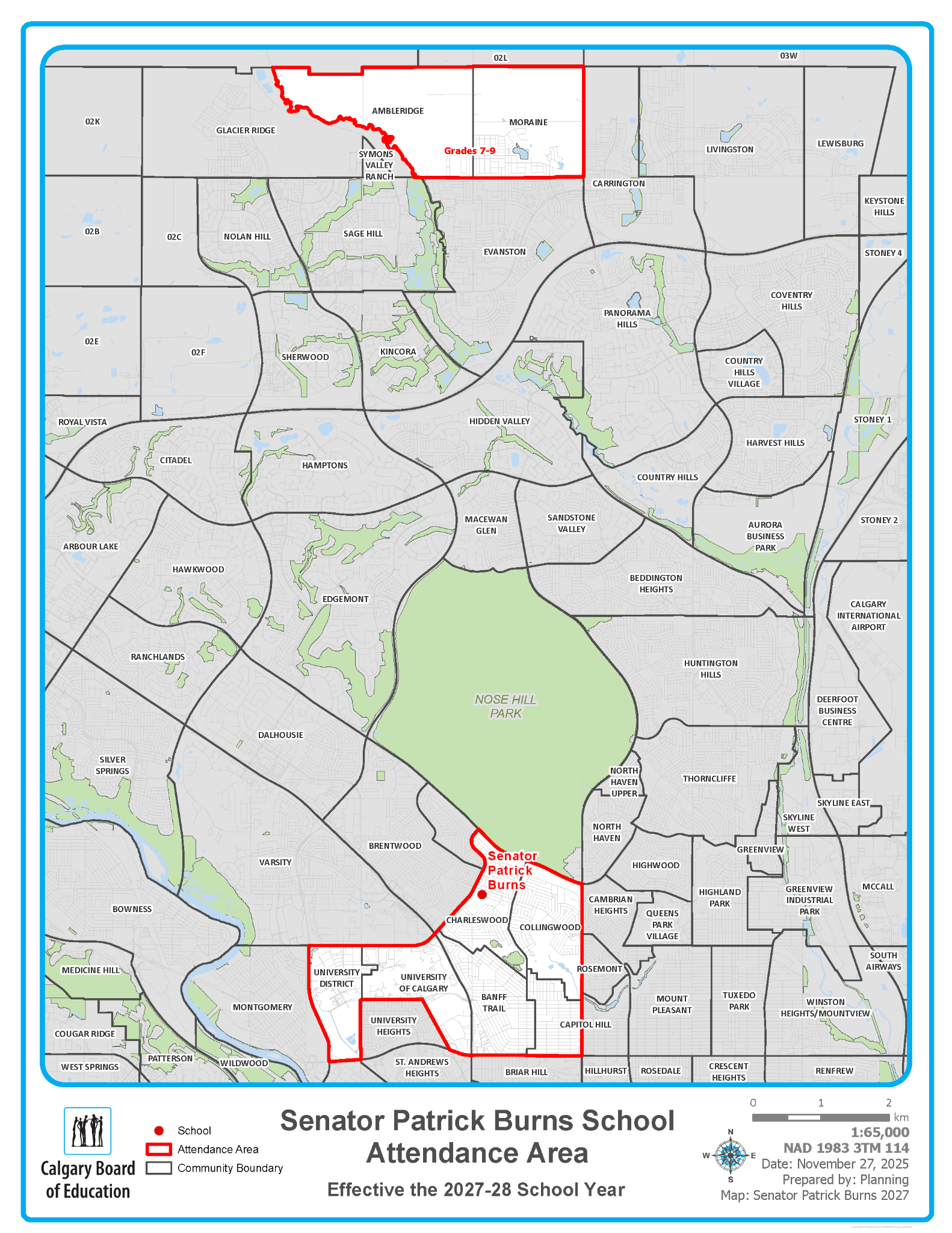 20251203, Ambleridge And Moraine Community, Designation Changes, Map