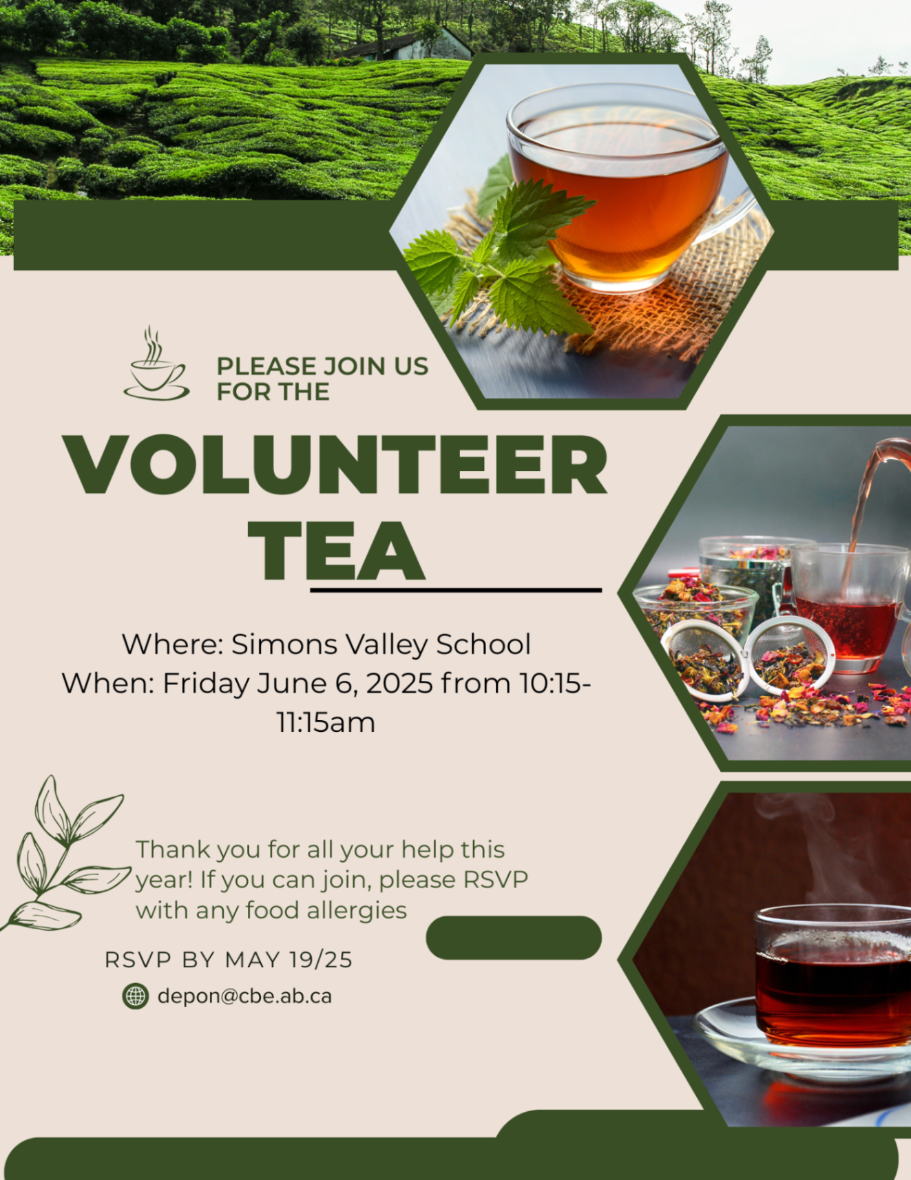 2025 Volunteer Tea